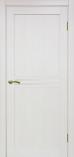 Дверь межкомнатная из экошпона Оптима Порте Турин 552 Ясень перламутровый остекл